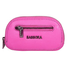 Load image into Gallery viewer, Sassora Premium Leather Unisex Small Car Key Case Pouch