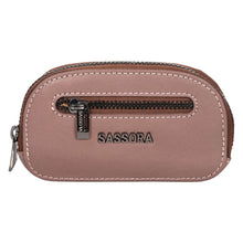 Load image into Gallery viewer, Sassora Premium Leather Unisex Small Car Key Case Pouch