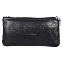 Load image into Gallery viewer, Sassora Premium Leather Unisex Zip Closure Key Pouch