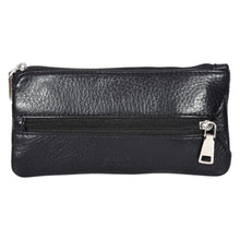 Load image into Gallery viewer, Sassora Premium Leather Unisex Zip Closure Key Pouch