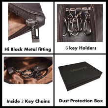 Load image into Gallery viewer, Sassora Premium Leather Unisex keycase