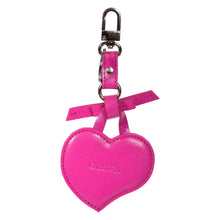 Load image into Gallery viewer, Sassora Genuine Leather Heart Shape Small Women Red Key Case