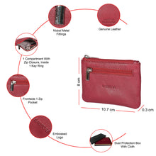 Load image into Gallery viewer, Sassora Premium Leather Unisex Key Pouch