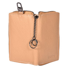 Load image into Gallery viewer, Sassora Premium Leather Zip Closure Unisex Multi Key Chain Pouch