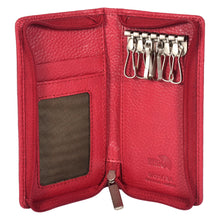 Load image into Gallery viewer, Sassora Premium Leather Key Case – RFID Protected, Secure & Stylish
