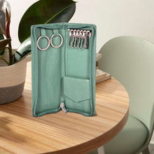 Load image into Gallery viewer, Sassora Luxury Leather Long Key Chain Pouch