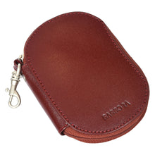 Load image into Gallery viewer, Sassora Premium Leather Unisex Oval Shape Multi Key Pouch