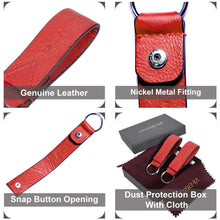 Load image into Gallery viewer, Sassora Premium Leather Key Holders Anniversary Gift, Birthday Gift For All - Pack Of 2