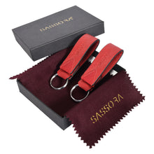 Load image into Gallery viewer, Sassora Premium Leather Key Holders Anniversary Gift, Birthday Gift For All - Pack Of 2