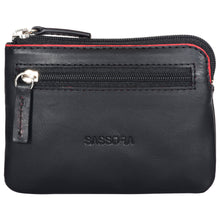 Load image into Gallery viewer, Sassora Premium Leather Zip Closure Unisex Key Pouch
