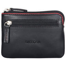 Load image into Gallery viewer, Sassora Premium Leather Zip Closure Unisex Key Pouch