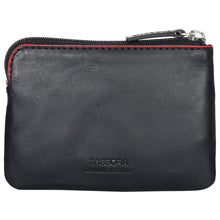 Load image into Gallery viewer, Sassora Premium Leather Zip Closure Unisex Key Pouch