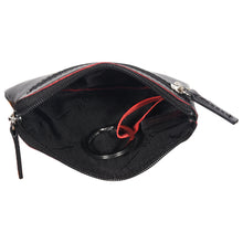 Load image into Gallery viewer, Sassora Premium Leather Zip Closure Unisex Key Pouch