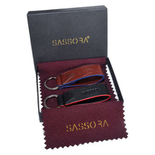 Load image into Gallery viewer, Sassora Premium Leather Keychain Power Pair-Gift For All - Pack Of 2