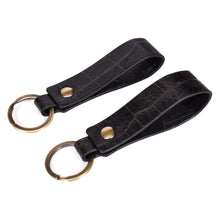 Load image into Gallery viewer, Sassora Premium Leather Keychain Key Ring Holders Anniversary Gift, Birthday Gift For All - Pack Of 2