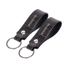 Load image into Gallery viewer, Sassora Genuine Leather Keychain Key Ring Holders Anniversary Gift, Birthday Gift For All - Pack Of 2