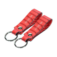 Load image into Gallery viewer, Sassora Premium Leather Keychain Key Ring Holders Anniversary Gift, Birthday Gift For All - Pack Of 2