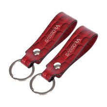 Load image into Gallery viewer, Sassora Premium Leather Keychain Holders Anniversary Gift, Birthday Gift For All - Pack Of 2