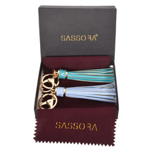 Load image into Gallery viewer, Sassora Premium Leather Tassel Fringe Keychain Gift Set - Pack Of 2