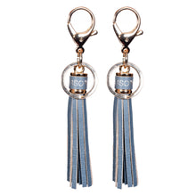 Load image into Gallery viewer, Sassora Premium Genuine Leather Tassel Fringe Keychain Gift Set - Pack Of 2