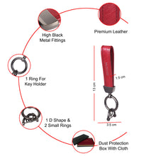 Load image into Gallery viewer, Sassora Premium Genuine Leather Key Ring