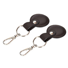 Load image into Gallery viewer, Sassora Premium Leather Round Shape Key Holder Gift Set - Pack Of 2