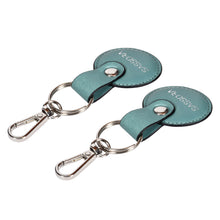 Load image into Gallery viewer, Sassora Premium Leather Round Shape Key Holder Gift Set - Pack Of 2
