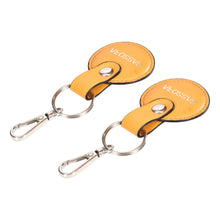 Load image into Gallery viewer, Sassora Premium Leather Round Shape Key Holder Gift Set - Pack Of 2