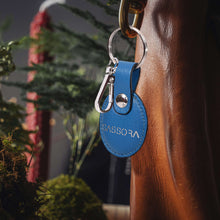 Load image into Gallery viewer, Sassora Premium Leather Round Shape Key Chain Gift Set - Pack Of 2