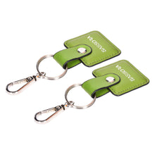 Load image into Gallery viewer, Sassora Premium Leather Squire Shape Key Holder Gift Set - Pack Of 2