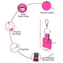 Load image into Gallery viewer, Sassora Premium Leather Squire Shape Key Holder Gift Set - Pack Of 2