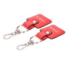 Load image into Gallery viewer, Sassora Premium Leather Squire Shape Key Holder Gift Set - Pack Of 2