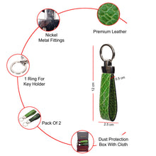 Load image into Gallery viewer, Sassora Printed Leather Regular Key Holder Gift Set - Pack Of 2