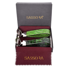 Load image into Gallery viewer, Sassora Printed Leather Regular Key Holder Gift Set - Pack Of 2