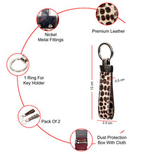 Load image into Gallery viewer, Sassora Hairon Leather Regular Key Holder Gift Set - Pack Of 2