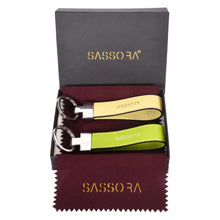Load image into Gallery viewer, Sassora Premium Leather Regular Key Holder Gift Set - Pack Of 2