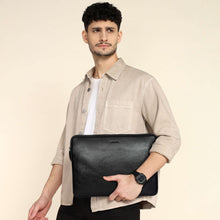 Load image into Gallery viewer, Sassora Premium Leather Unisex Slim Laptop Sleeve Cover