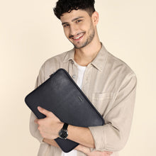 Load image into Gallery viewer, Sassora Premium Genuine Leather Unisex Laptop Sleeve