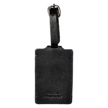 Load image into Gallery viewer, Sassora Premium Genuine Leather Luggage Tag with Privacy Flap & Detachable Buckle Strap