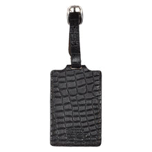 Load image into Gallery viewer, Sassora Premium Genuine Leather Luggage Tag with Detachable Buckle Strap