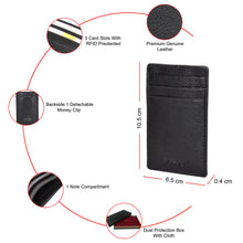 Load image into Gallery viewer, Sassora Premium Leather RFID Money Clip For Men & Women