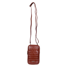 Load image into Gallery viewer, Sassora Genuine Leather iPhone Max Size Compatible Mobile Sling Bag