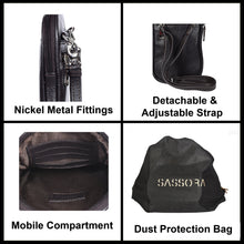 Load image into Gallery viewer, Sassora Premium Leather I Phone Compatible Sling Bag