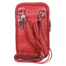 Load image into Gallery viewer, Sassora Genuine Leather iPhone Max Size Compatible Mobile Sling Bag