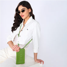 Load image into Gallery viewer, Sassora Premium Leather Women Mobile Sling RFID Purse