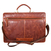 Load image into Gallery viewer, Sassora Premium Leather Unisex Large Laptop Messenger Bag