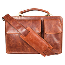 Load image into Gallery viewer, Sassora Premium Leather Unisex Small Messenger Bag