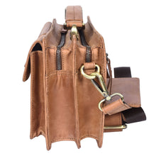 Load image into Gallery viewer, Sassora Premium Leather Small Messenger Bag for Unisex