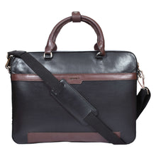 Load image into Gallery viewer, Sassora Premium Leather Men's Large Laptop Messenger Bag