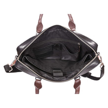 Load image into Gallery viewer, Sassora Premium Leather Men's Large Laptop Messenger Bag